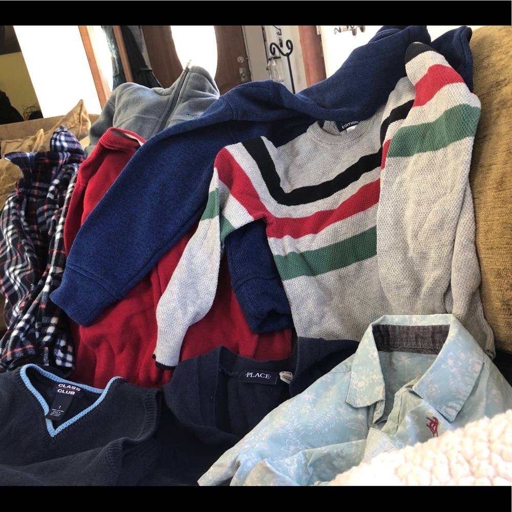 Lot sweaters boys 6/7